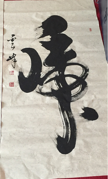 李云峰是太极行意书法创始人.